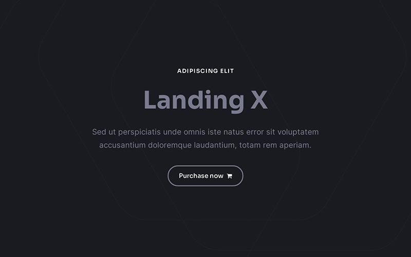 X Landing Carrd Templates