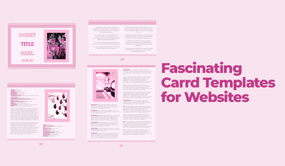 Fascinating Carrd Website Template